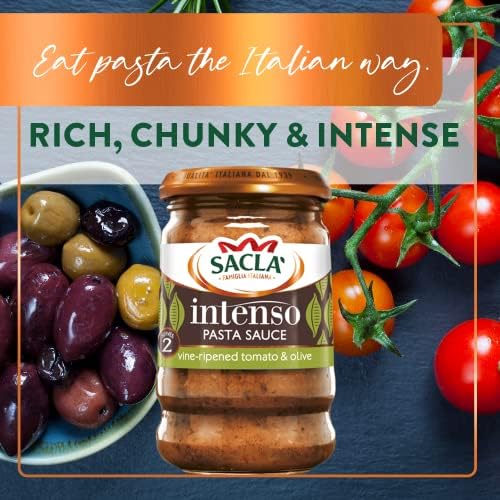 Sacla - Intenso - Stir In Tomato & Olive Sauce - 190g