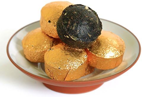 Puerh Tea Cake 40Pcs / 6.35oz 2015 Year Ripe Shu Sticky Glutinous Rice Flavor - Yunnan Pu-erh Pu erh Puer Pu'er Chinese Tea - Mini Tuocha