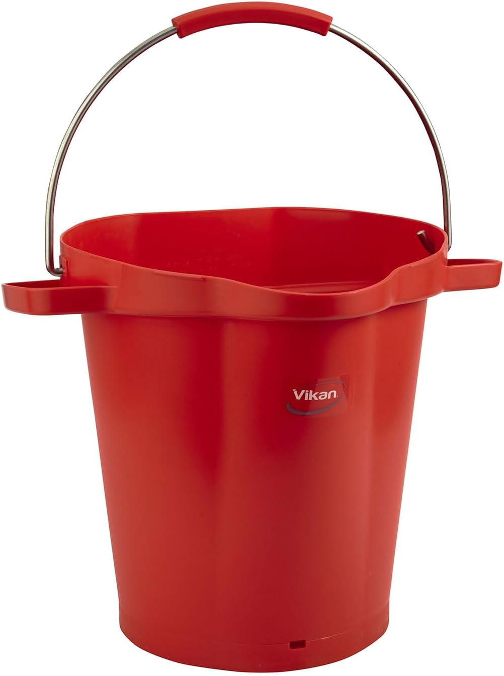 Vikan 56924 Pail,5 gal.,PP/SS,Red