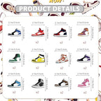 Sneaker Cupcake Toppers Sneaker Cake Decorations Sneaker Party Decorations Sport Shoes Cupcake Toppers for Kids Boys Birthday Party