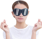 Honbay 3D Funny Eyeshade Soft Sleep Eye Mask with Adjustable Head Strap for Travel, Game, Party, Rest, Sleeping(Sunglasses)