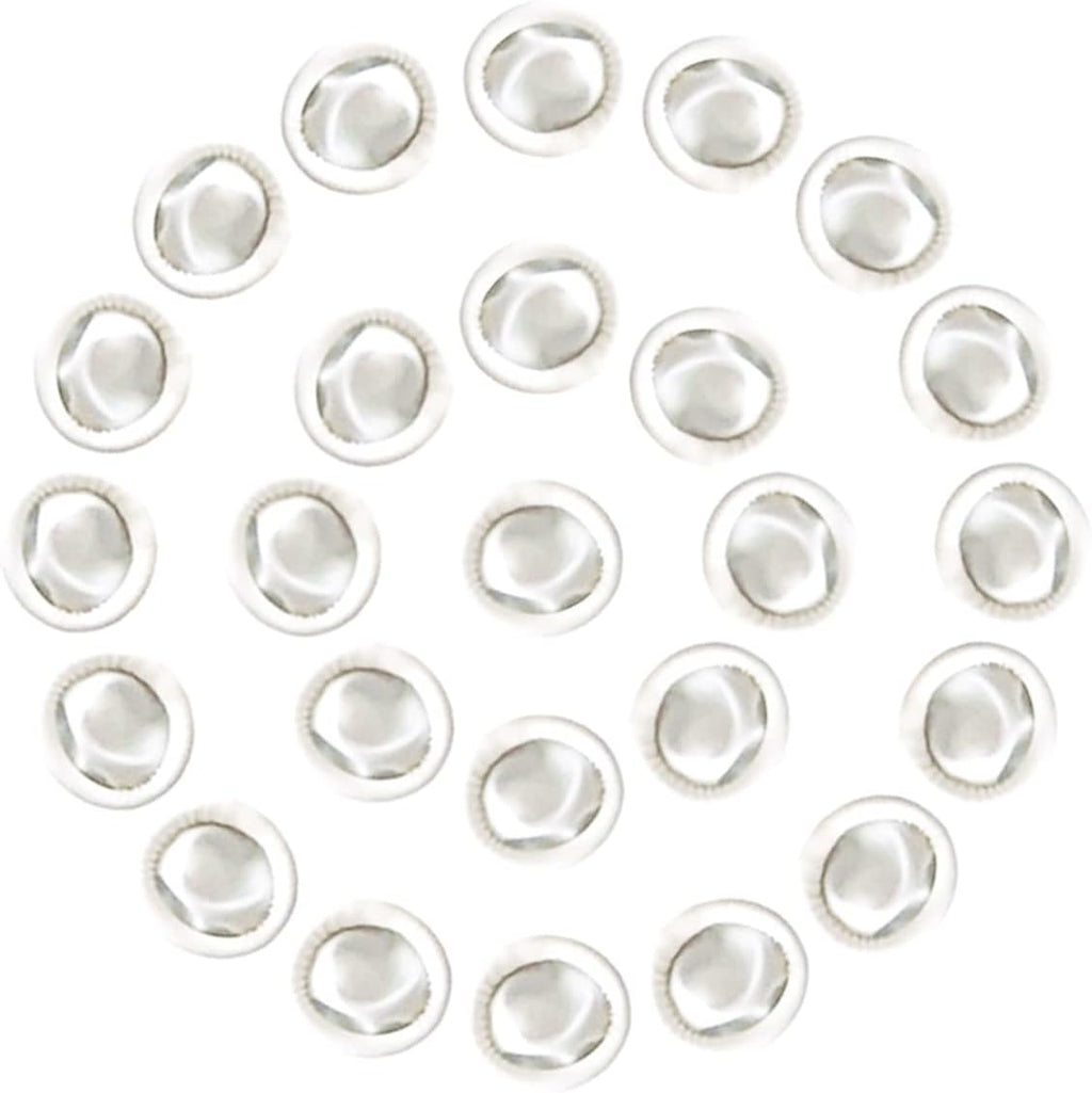 Large Disposable Nitrile Finger Cots, Non-allergenic No Powder Finger Protectors， Suitable for Beauty, Manicure, Massage,Electronic Repair 100 pcs(White)