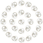 Large Disposable Nitrile Finger Cots, Non-allergenic No Powder Finger Protectors， Suitable for Beauty, Manicure, Massage,Electronic Repair 100 pcs(White)