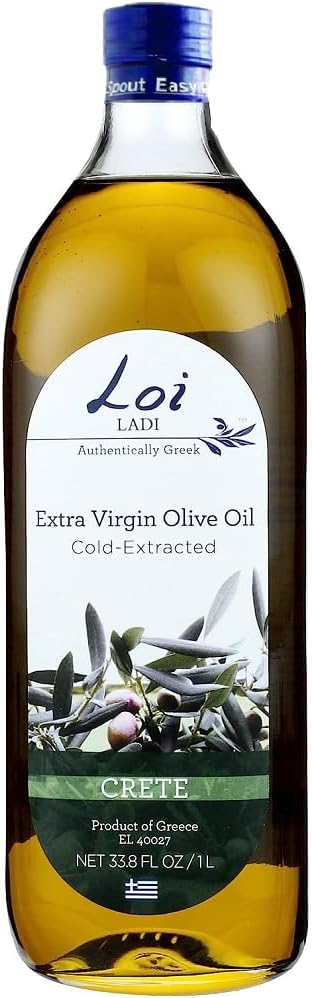 Loi Ladi - Extra Virgin Olive Oil from Crete, Greece by Chef Maria Loi, Authentic and Unfiltered - 33.8 Fl. Oz.