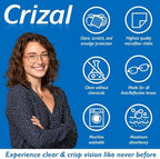 Crizall Eyeglass Cleaning Cloths – 4 Pack Premium Microfiber – Safest Cloth for AR Lenses – #1 Doctor Recommended for Eyeglasses, Screens & Cameras