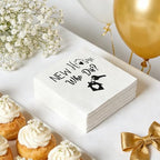 100PCS Funny Housewarming Party Napkins, Humorous New Home Disposable Paper Napkins, Housewarming Party Decorations for Open House, Welcome Home