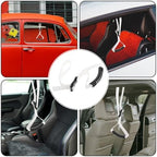 Cabilock Car Door Assist Handle for Elderly Portable Automotive Grab Bar Support Strap White Mobility Aid for Disabled Seniors Car Entry and Exit Helper