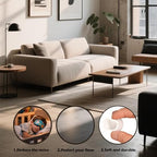 4 PCS White Round Rubber Chair Leg Caps Tips, Vinyl Rubber End Kits, Soft Touch Table Feet Cover, Anti Slip Floor Protector, 1 inch (25mm)