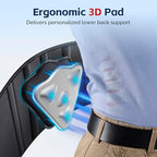 FEATOL Back Brace for Men Lower Back Pain Relief Lumbar Support Brace Waist Belt with Ergonomic 3D Silicone Pad for Heavy Lifting Work, Herniated Disc, Sciatica, S/M