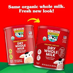 Horizon Organic Instant Dry Whole Milk Powder, 30.6 oz, USDA Organic, Non-GMO, Shelf Stable, Great for Baking, Cooking, Beverages, Emergency Storage, Pantry Essential