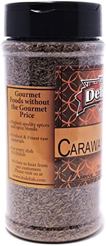 Gourmet Caraway Seeds by Its Delish, Medium Jar, 7 oz