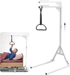 Bed Trapeze, Trapeze Bar For Bed Mobility Patient Aid Hospital Bed Triangle Pull Up Floor Stand Bar Heavy Duty Bed Trapeze For Elderly Assist Aid Quality Materials, Easy to assemble, Works very well.