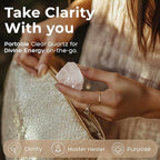 Anima Premium Clear Quartz Crystal Set for Clarity, Focus & Energy Amplification – Authentic Clear Quartz Tower, Cluster & Raw Crystal Presented in Elegant Wooden Gift Box – Responsibly Sourced