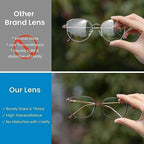 GUDVUE Blue Light Glasses For Woman, Computer Reading/Gaming/Phones Glasses, Anti Glare/UV400/Eye Strain