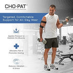 Cho-Pat Bicep/Tricep Cuff, Compression Brace for Bicep/Tricep Tendonitis, Weight Lifting Strains, and Inflammation, Medium