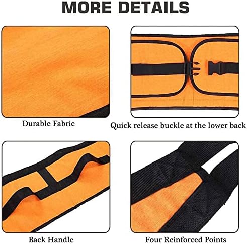 Patient Lift Sling,Stair Slide Transfer Belt,Medium Toileting Sling,Full Body Patient Hoist Sling,for Bariatric Handicap Elderly
