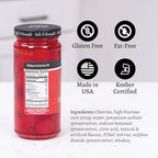 Sable & Rosenfeld Whisky Tipsy Cherries for Old Fashioned Cocktails, 10 oz Jar (Pack of 1), Kosher, Gluten-Free Garnish for Manhattans & Desserts