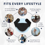 Ostomy Belt for Men & Women | Colostomy Ostomy Bag Covers for Sports | Discreet Ileostomy Belt | Ostomy Bag Cover | Ostomy Wrap Abdomen | Inner Pocket to Hold Ostomy Pouch (Black, Large)