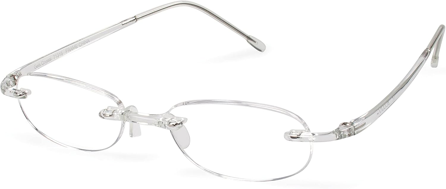 Scojo New York Gels Original Reading Glasses, Handmade Scratch Resistant Readers for Women and Men
