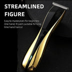 Mens Hair Clippers, Hairdresser Oil Head Electric USB Charging Electric Push Shear 0 Cutter Head Carving Shear Clipper Hair(Silvery)