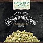 Frontier Co-op Passion Flower Herb, Cut and Sifted, Kosher | 16 Ounce (Pack of 1)