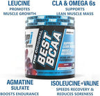 BPI Sports Best BCAA Powder - Muscle Recovery Support - Branched Chain Amino Acids | Building Blocks of Protein and Muscle - Post Workout Recovery – Hydration - Grape, 30 Servings