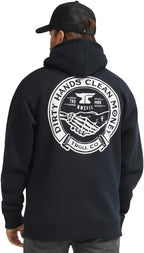TROLL CO. CLOTHING DHCM Haggler Hoodie, Dirty Hands Clean Money – Men’s Graphic Workwear Hoodie, Cotton Blend, Classic Fit