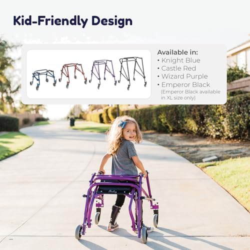 Inspired by Drive KA2200-2GWP Nimbo Posterior Walker, Wizard Purple, Small