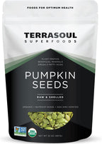 Terrasoul Superfoods Organic Pumpkin Seeds, 2 Lbs - Premium Quality, Shelled, Raw, Unsalted