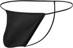 ZONBAILON Men's Thong Underwear G String Adjustable Bulge Pouch Seamless Sexy Swimwear Panties 1 or 3 Pack