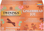 Twinings of London Gingerbread Joy Black Tea Bags, 20 Count