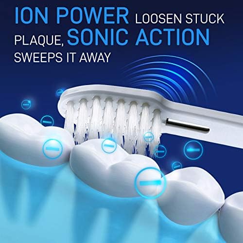 IONIC KISS IONPA DH Home Black Ionic Power Electric Toothbrush Black, Easy-to-use, Brushing Timer, 3 Modes, 2 Soft Extended Filament Brush Heads Made in Japan, You, hyG, DH-311BK