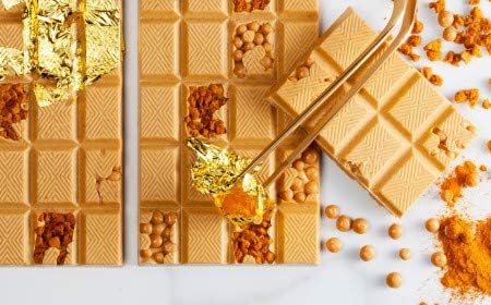 Callebaut Gold Caramel Chocolate Easimelt Callets Finest Belgian Chocolate 2.5Kg
