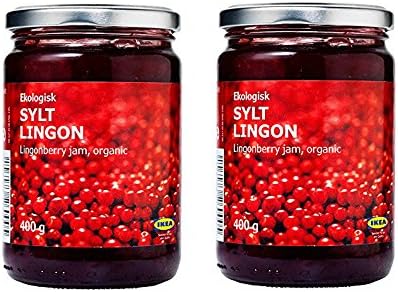 IIKEA SYLT LINGON Organic Lingonberry Jam ( 2 Jars)