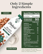 Elmhurst 1925 Unsweetened Hazelnut Milk - 32 Ounce (Pack of 6) Dairy-Free, Gluten-Free, Vegan, Kosher, Shelf Stable Milk Made with Water & Hazelnuts for Healthier, Simpler Plant-Based Alternatives
