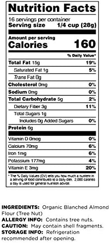 Terrasoul Superfoods Organic Almond Flour, 2 Lbs (Pack of 2) - Fine Texture | Grain-Free | Gluten-Free | Perfect for Keto Baking