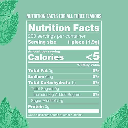 ORBIT Peppermint, Spearmint, & Wintermint Assorted Sugar Free Chewing Gum Bulk Pack, 13.4 oz 200-Piece Bag