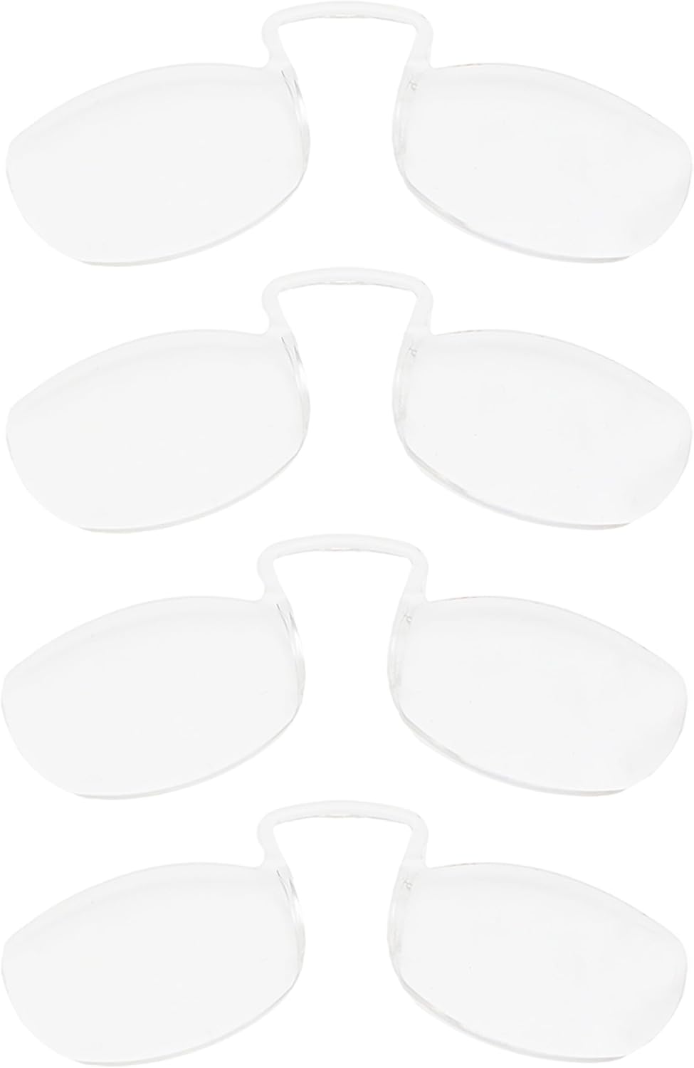 Mini Armless Nose Clip Reading Glasses for Women Men Slim Thin Nose Pinching Lightweight Legless Readers