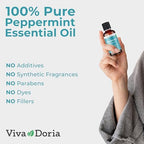 Viva Doria 100% Pure Northwest Peppermint Essential Oil, Undiluted, Food Grade, Steam Distilled, Made in USA, 30 mL (1 Fluid Ounce)