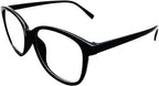 Mens Womens Oversize Readers +3.75 Black 1.56 High Index Lenses Reading Glasses Eyewear