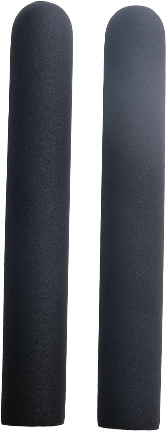 2 Pack Fitness Equipment Handle Grips PVC Non-Slip Handlebar Covers for Gym Exercise Machine Bicycle Gardening Tools Multiple Sizes 20-31mm Inner Diameter