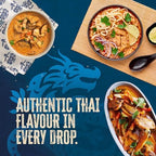 Blue Dragon 3 Step Thai Red Curry Kit - 8.9 oz (Pack of 6) - Pre-Portioned Sachets of Authentic Thai Red Curry Paste, Coconut Milk, & Aromatic Herbs- Gluten Free, Vegan, Non-GMO, No Artificial Flavors