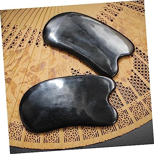 2pcs Gua Massage Tools for Face Body Compact Massage Sticks for Care Natural Material Convenient Travel Smooth Edges for Safe Use