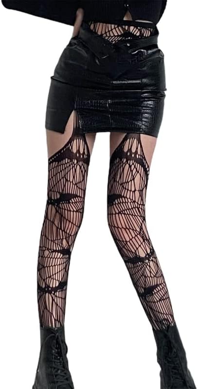 Fishnet Stockings For Women Sexy Tights Suspender Tights Ripped Sheer Stockings Thigh High Pantyhose Leggings