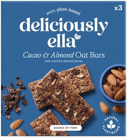 DELICIOUSLY ELLA Cacao & Almond Oat Bars, 50 GR