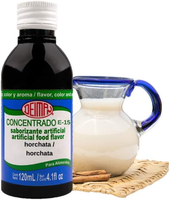 Deiman Artificial Food Flavoring Horchata Concentrate E-15(4 fl oz)