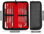 SURGICAL ONLINE Stainless Steel Wax Carvers Set, Pottery & Polymer Clay Tools, Sculpting Kit with Carrying Case