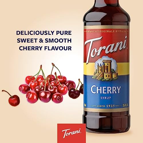 Torani Syrup, Cherry, 25.4 Ounces (Pack Of 4)