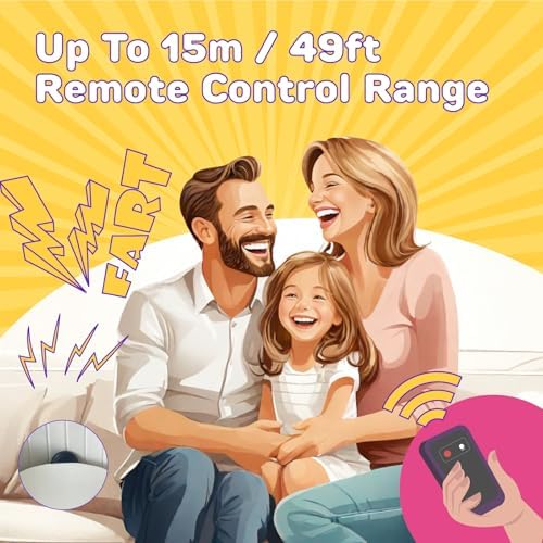 Pajojoqa Fart Machine with Remote, Fart Machine Prank Pocket Size April Fools' Day Funny Tricky Toy, Electronic Magnetic Simulated Farting Sounds Bomb Bags Farting Machine Party Prank Toy