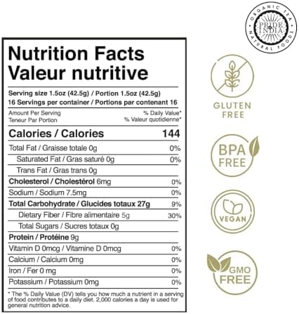 Pride Of India - Indian Split Yellow Pigeon Peas - Protein & Fiber Rich Toor (Arahar) Dal, 1.5 Pound Jar
